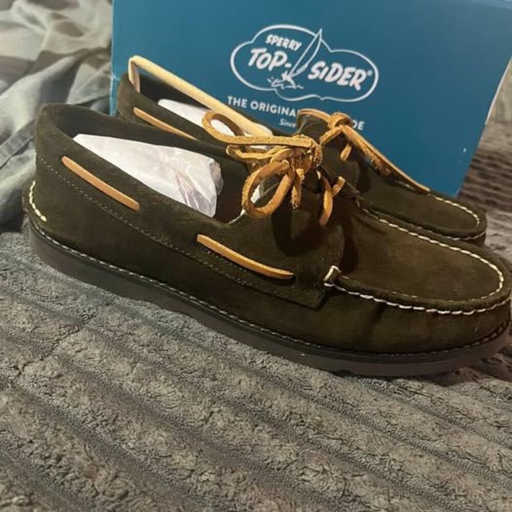 Sperry Top-Sider Suede Boat Shoes men’s 8 $160